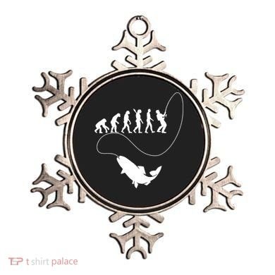Funny Fisherman Fishing Evolution Ornament