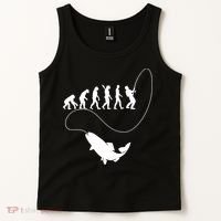 Funny Fisherman Fishing Evolution Tank Top thumb 2
