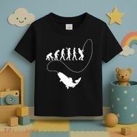 Funny Fisherman Fishing Evolution Toddler T-Shirt thumb 3