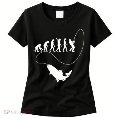 Funny Fisherman Fishing Evolution Women's T-Shirt
