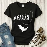 Funny Fisherman Fishing Evolution Women's T-Shirt thumb 3