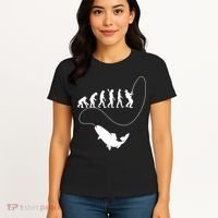 Funny Fisherman Fishing Evolution Women's T-Shirt thumb 4