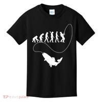 Funny Fisherman Fishing Evolution Kids T-Shirt thumb 0