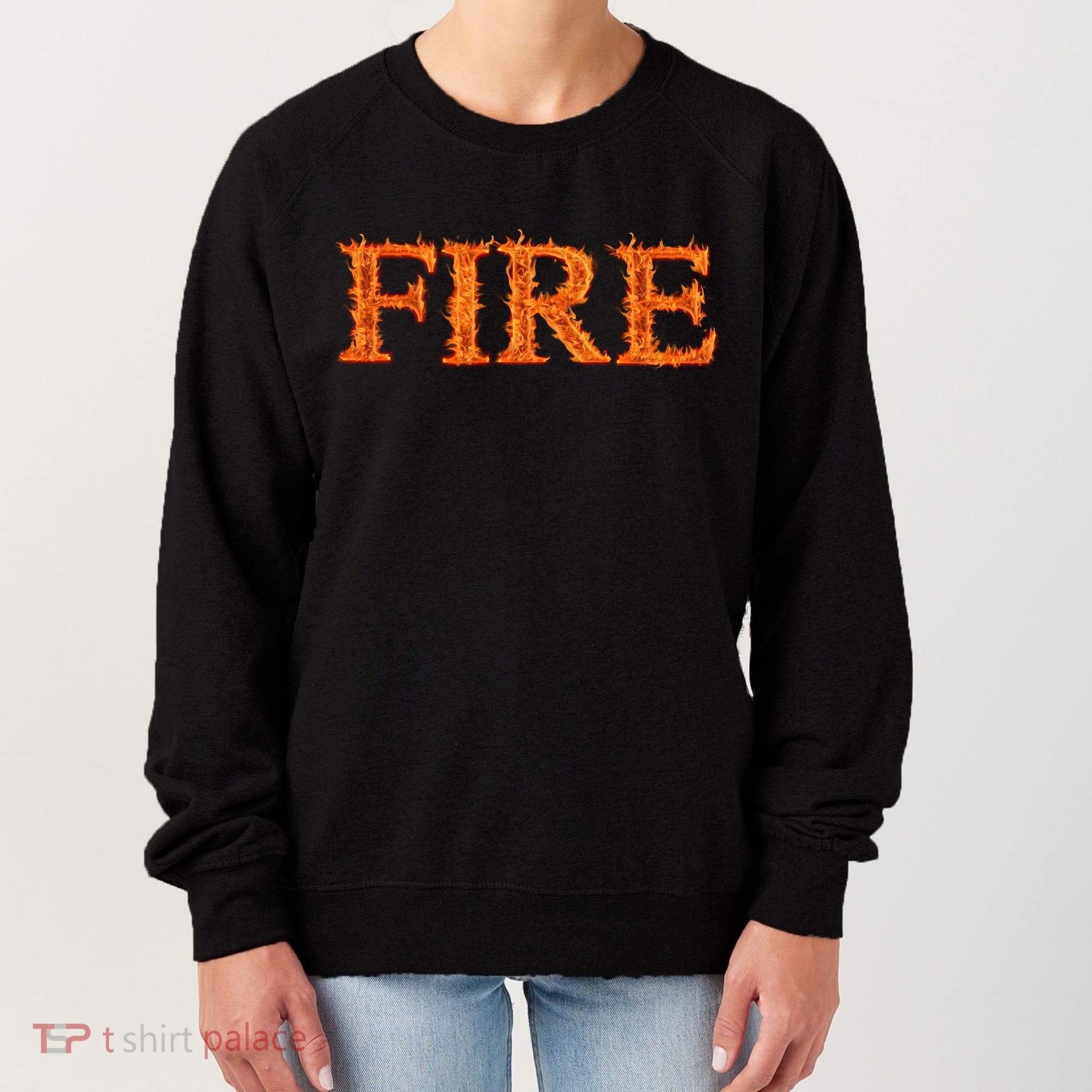 Fire Flame Women's Sweatshirt