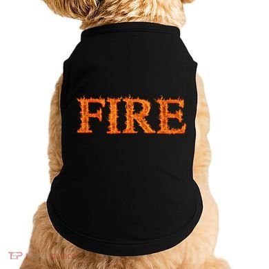 Fire Flame Doggie Tank