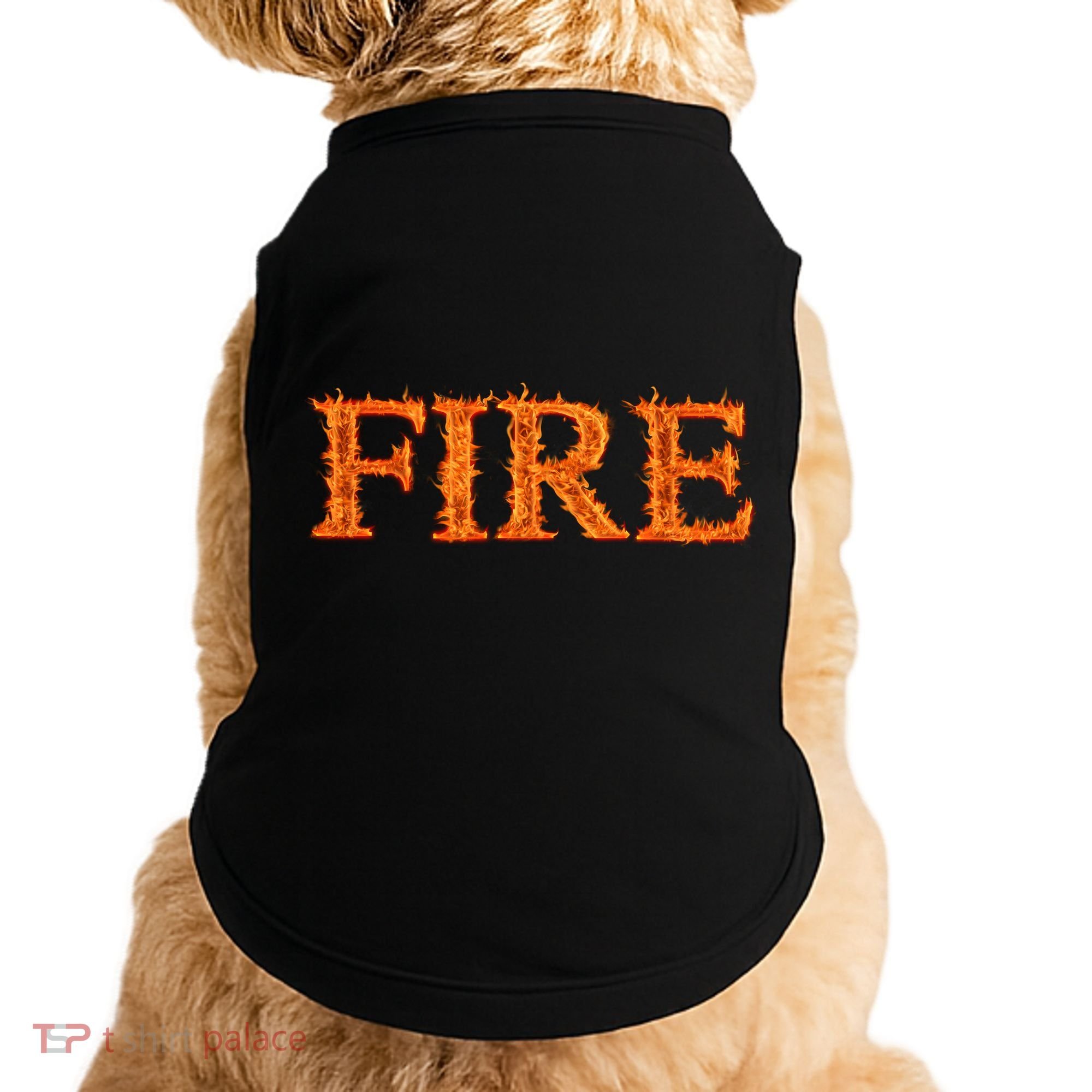 Fire Flame Doggie Tank
