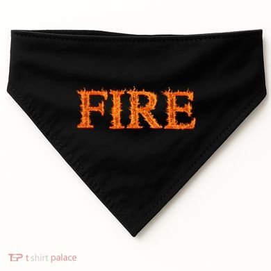 Fire Flame USA-Made Doggie Bandana