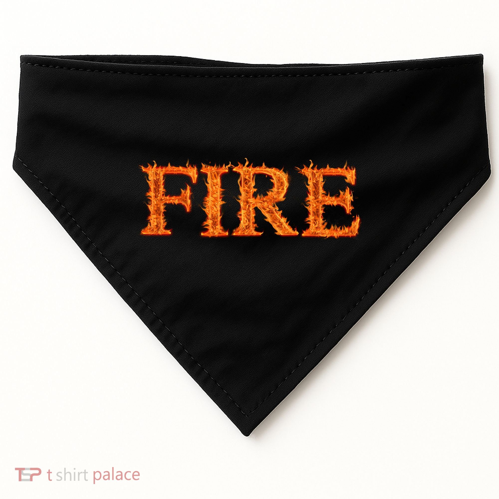 Fire Flame USA-Made Doggie Bandana