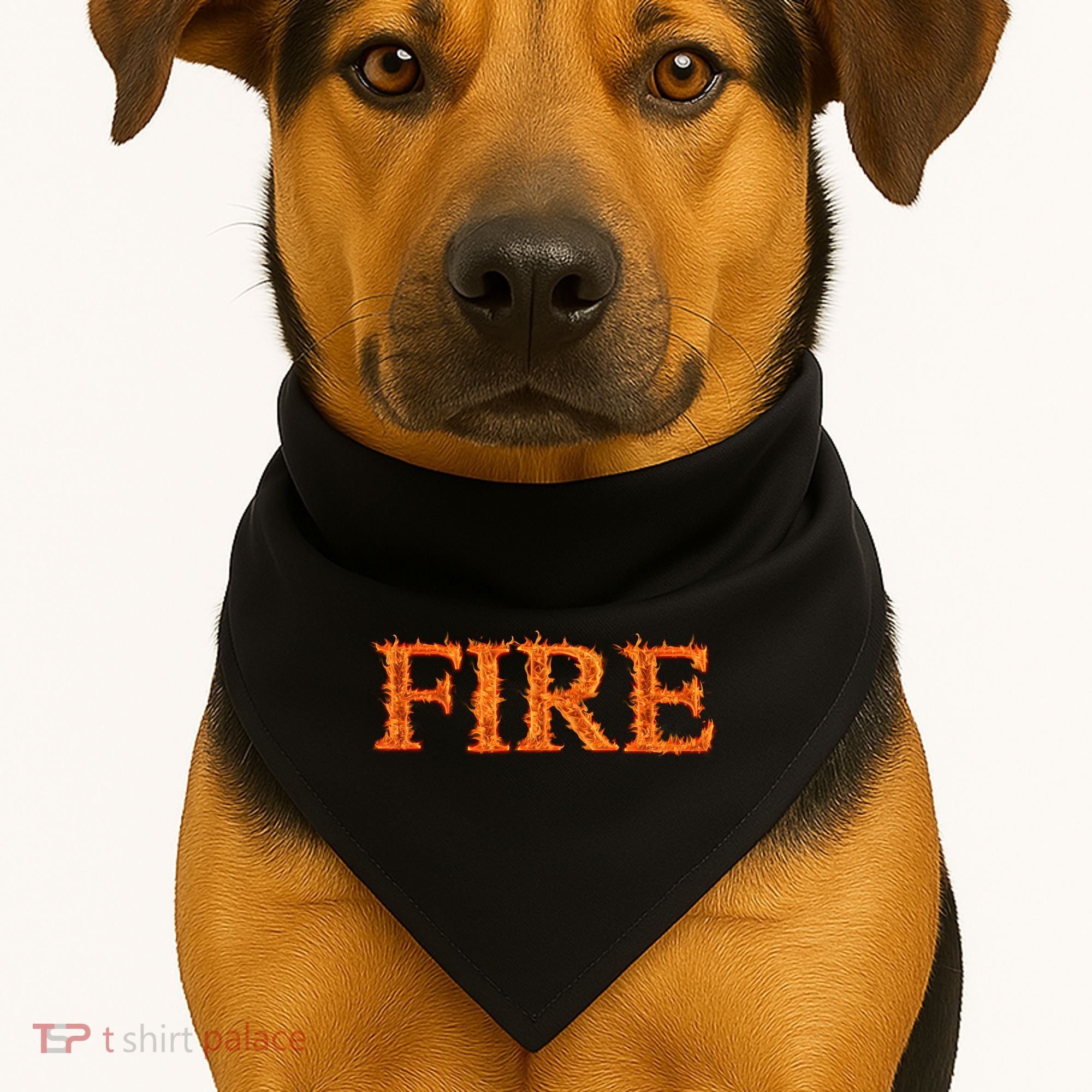 Fire Flame USA-Made Doggie Bandana