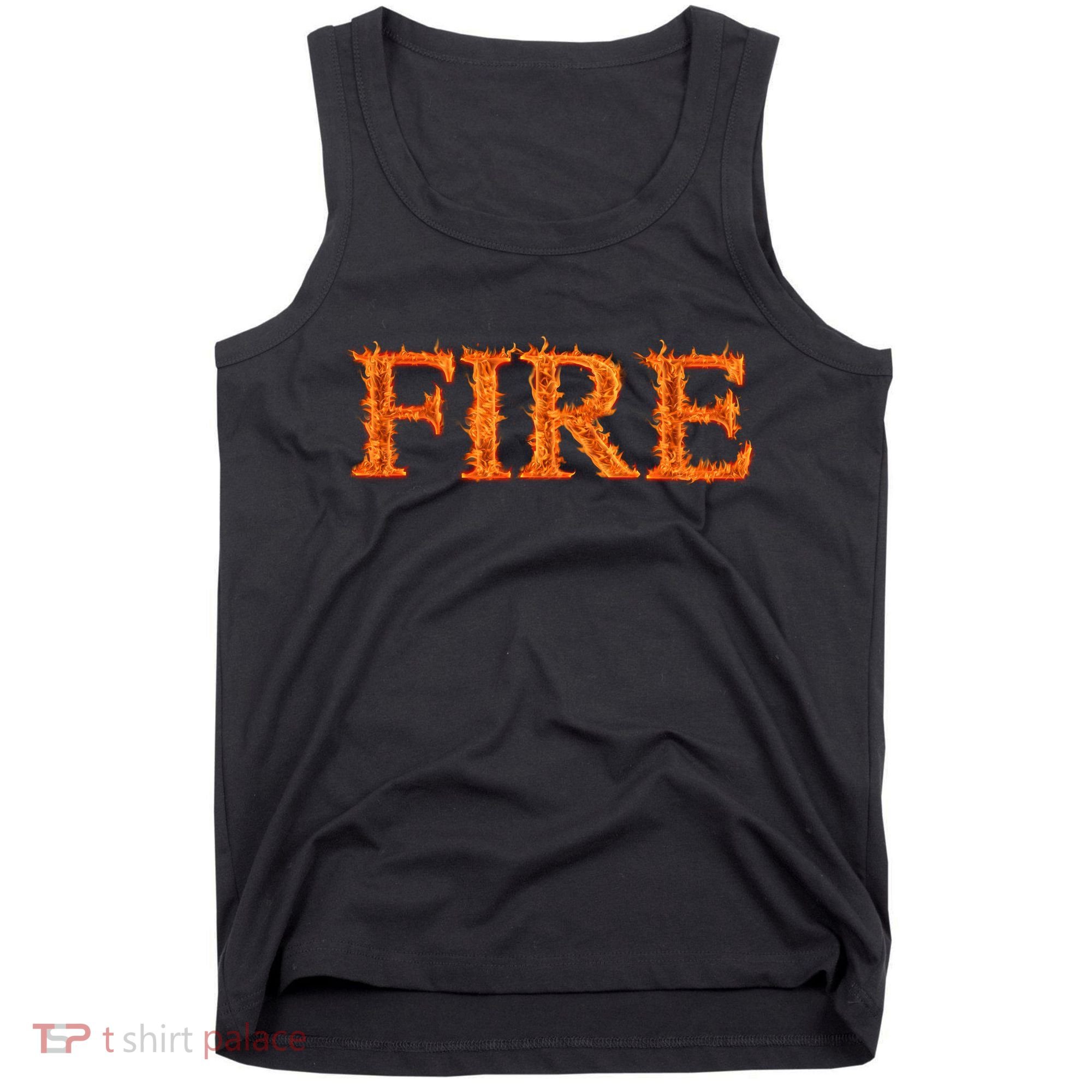Fire Flame Tank Top