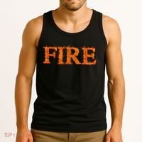 Fire Flame Tank Top thumb 3