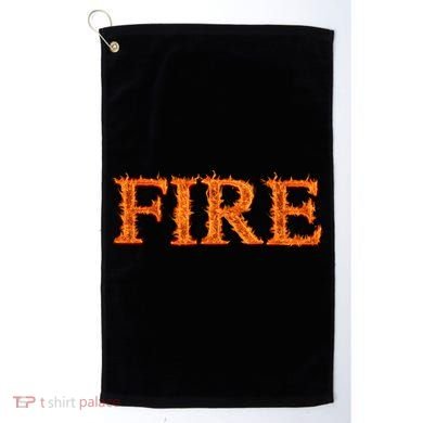 Fire Flame Golf Towel