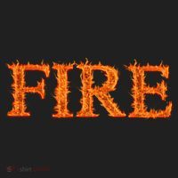 Fire Flame Golf Towel thumb 3