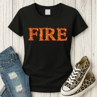 Fire Flame Women's T-Shirt thumb 3
