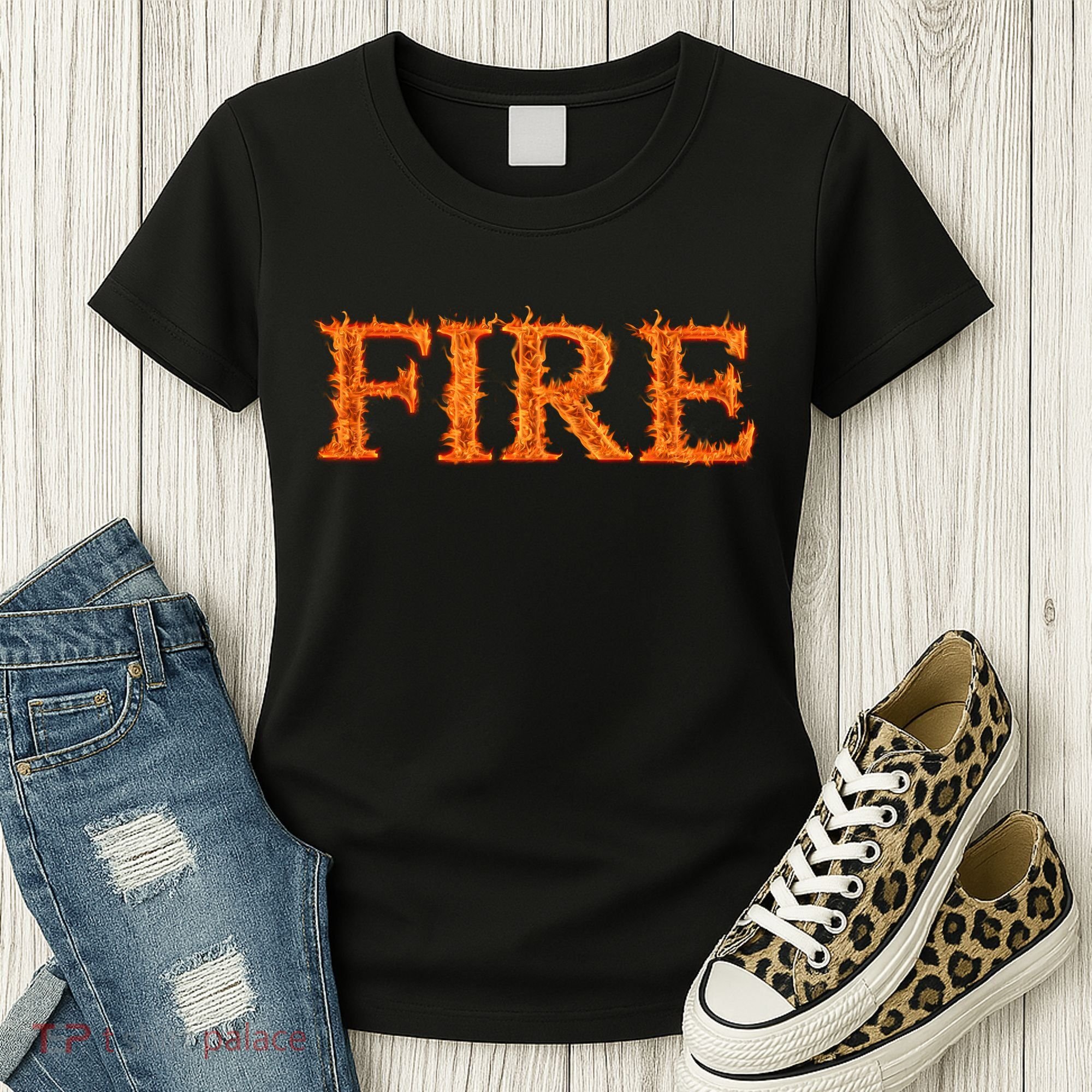 Fire Flame Women's T-Shirt