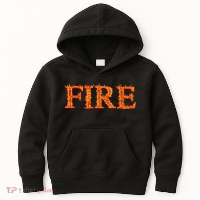 Fire Flame Kids Hoodie
