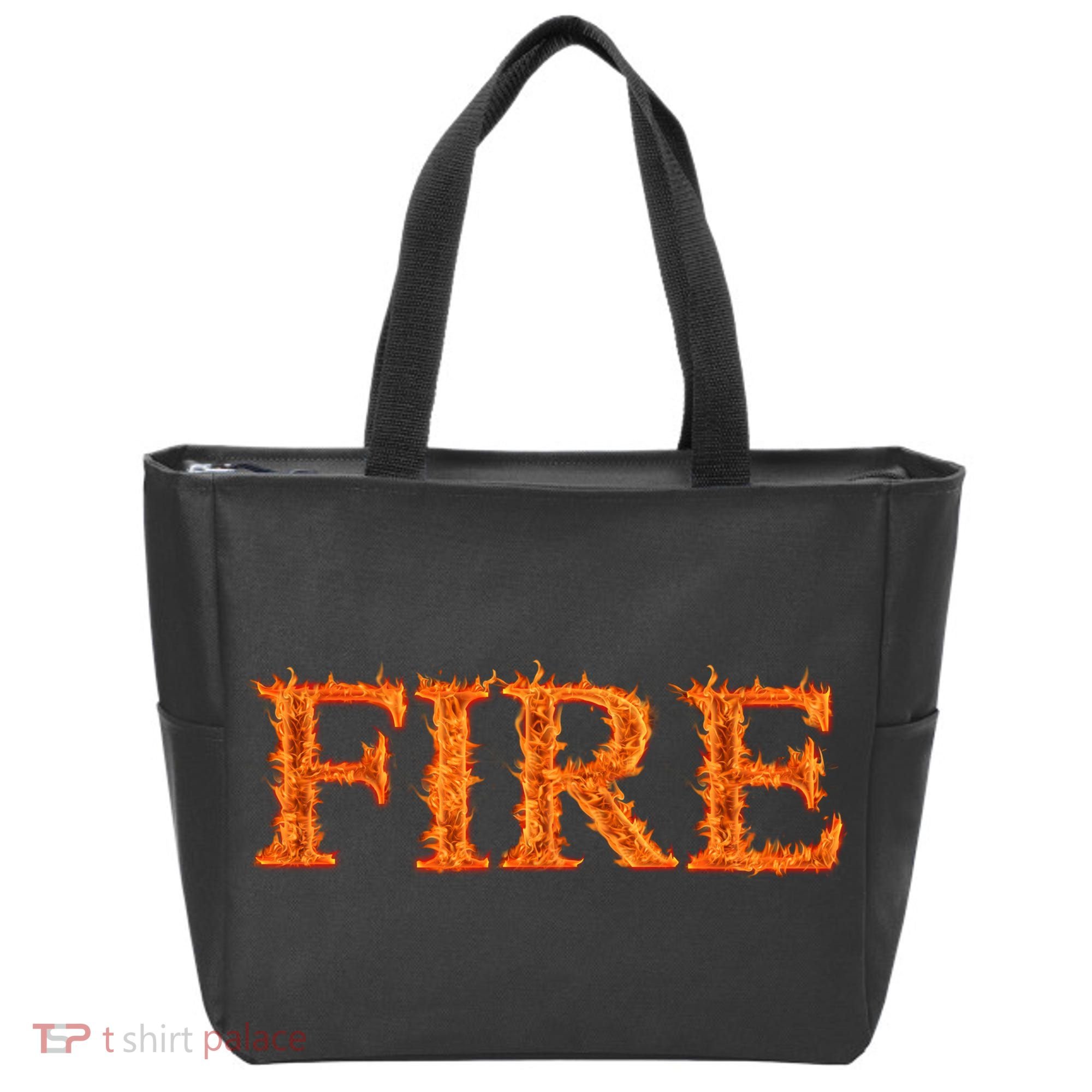 Fire Flame Tote Bag