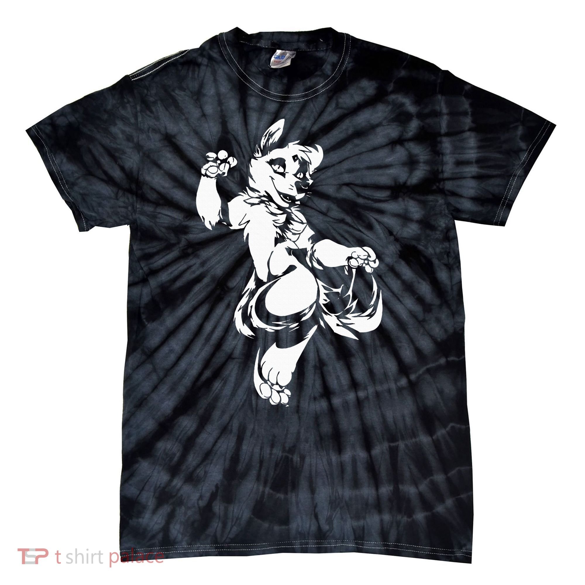 Fursuit Fox Furries  Fursona Furry Fandom  Tie-Dye T-Shirt