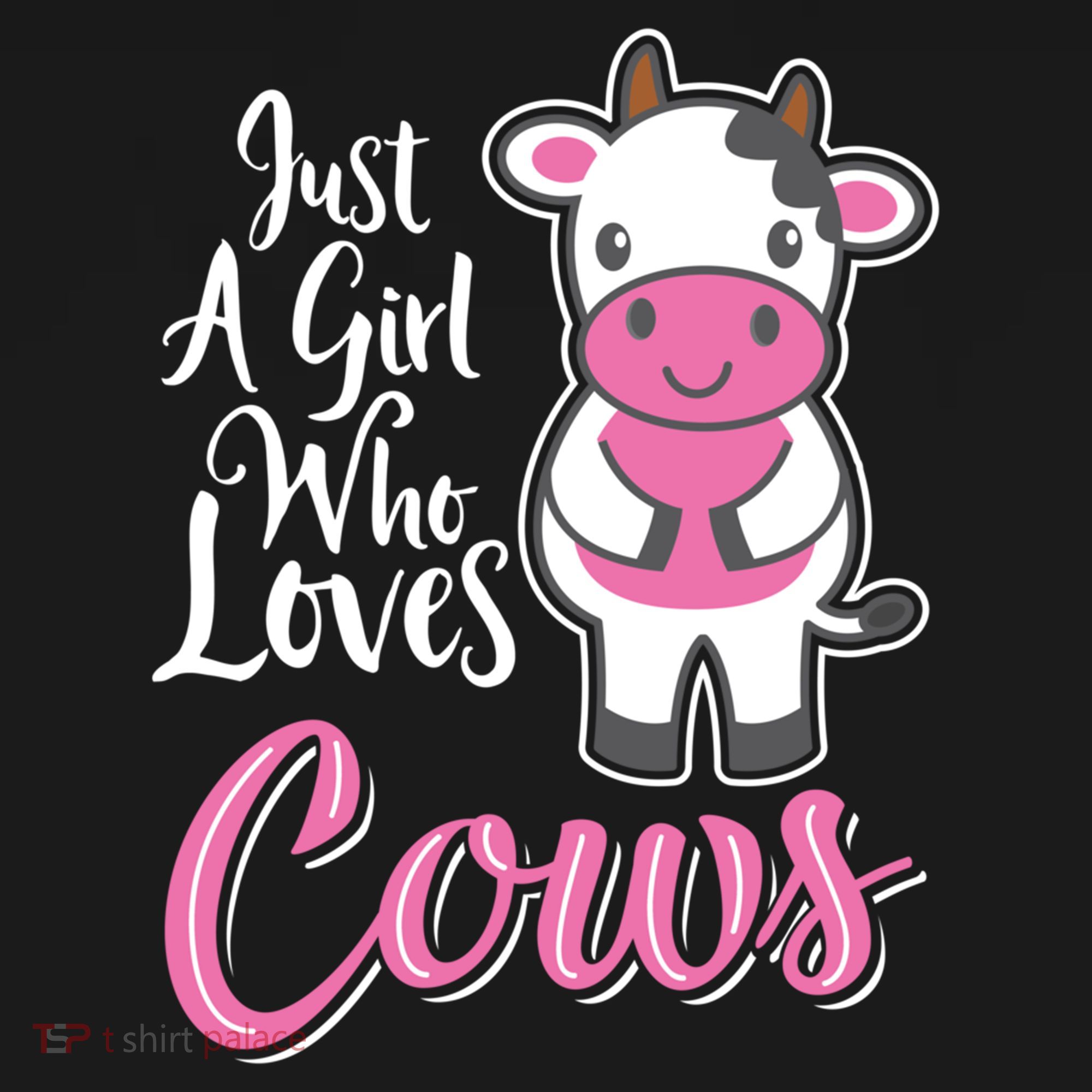 Funny Farming Farm Just A Girl Who Loves Cows Gift Women's Hoodie
