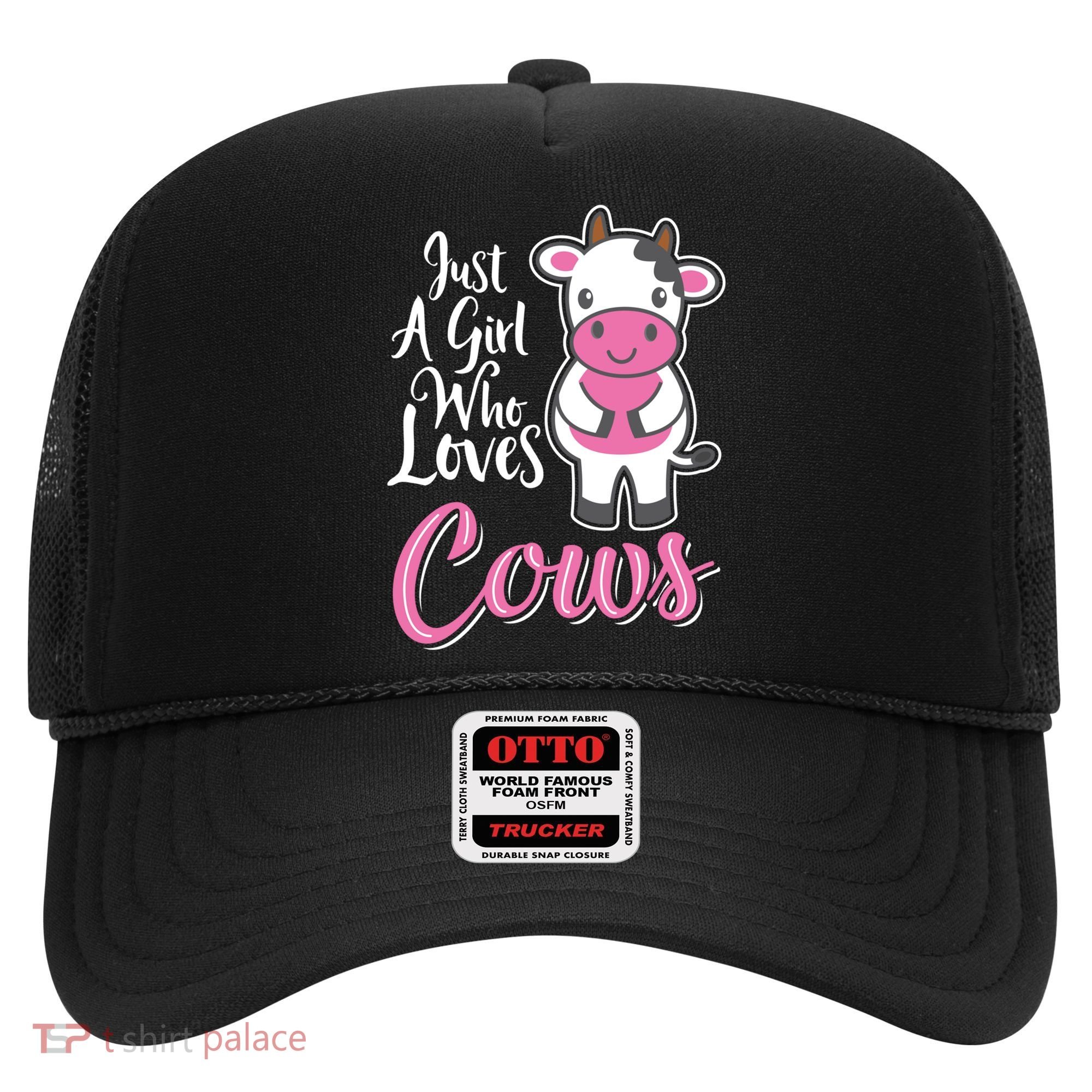Funny Farming Farm Just A Girl Who Loves Cows Gift Hat
