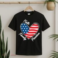 Faith Family Freedom 4th Of July Patriotic T-Shirt thumb 2