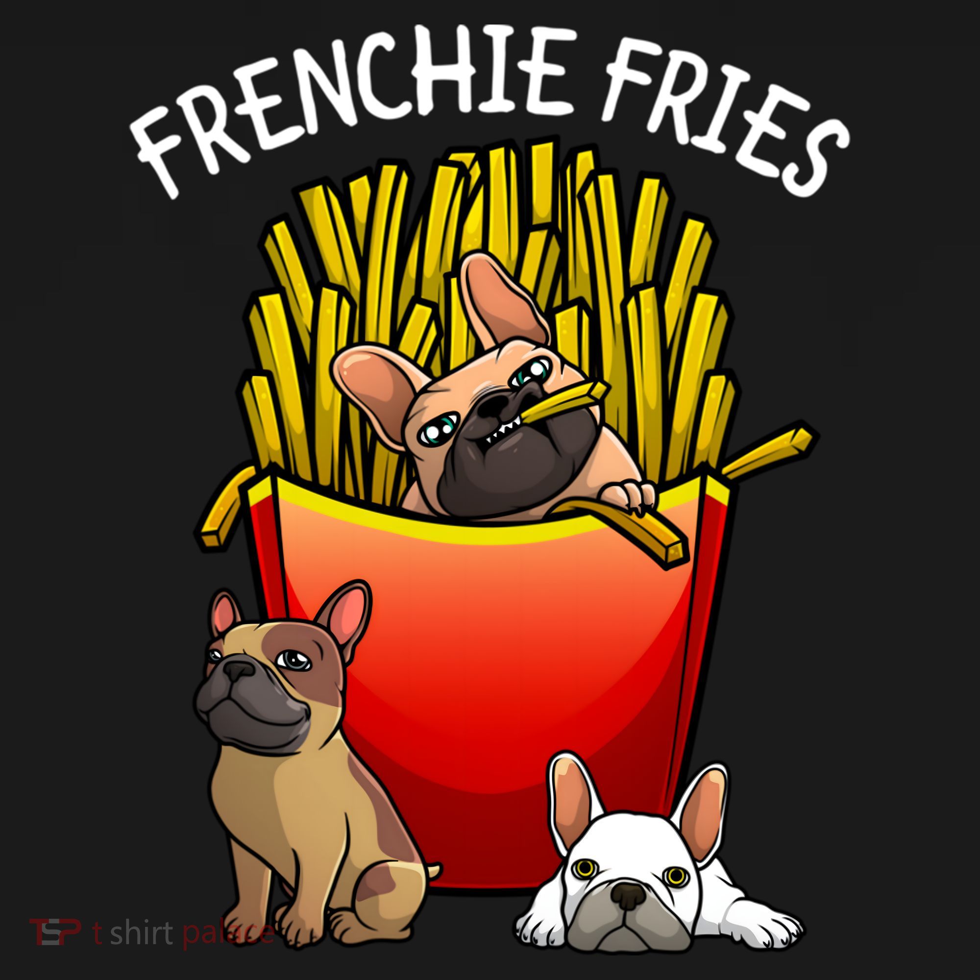 Funny Frenchie Fries French Bulldog Lover Gift Women's Hoodie
