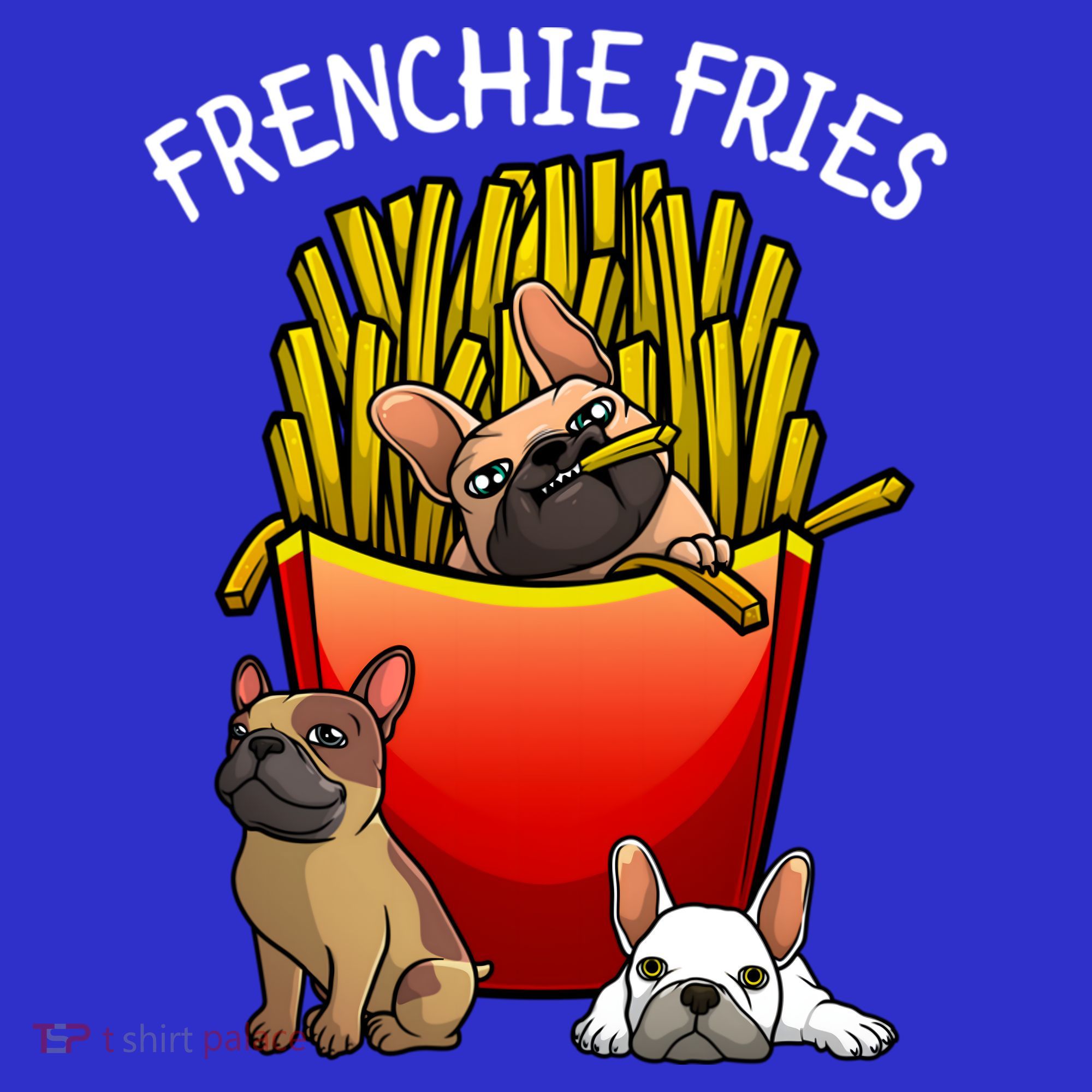 Funny Frenchie Fries French Bulldog Lover Gift Women's Tank Top