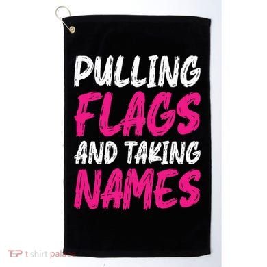 Flag Football Golf Towel