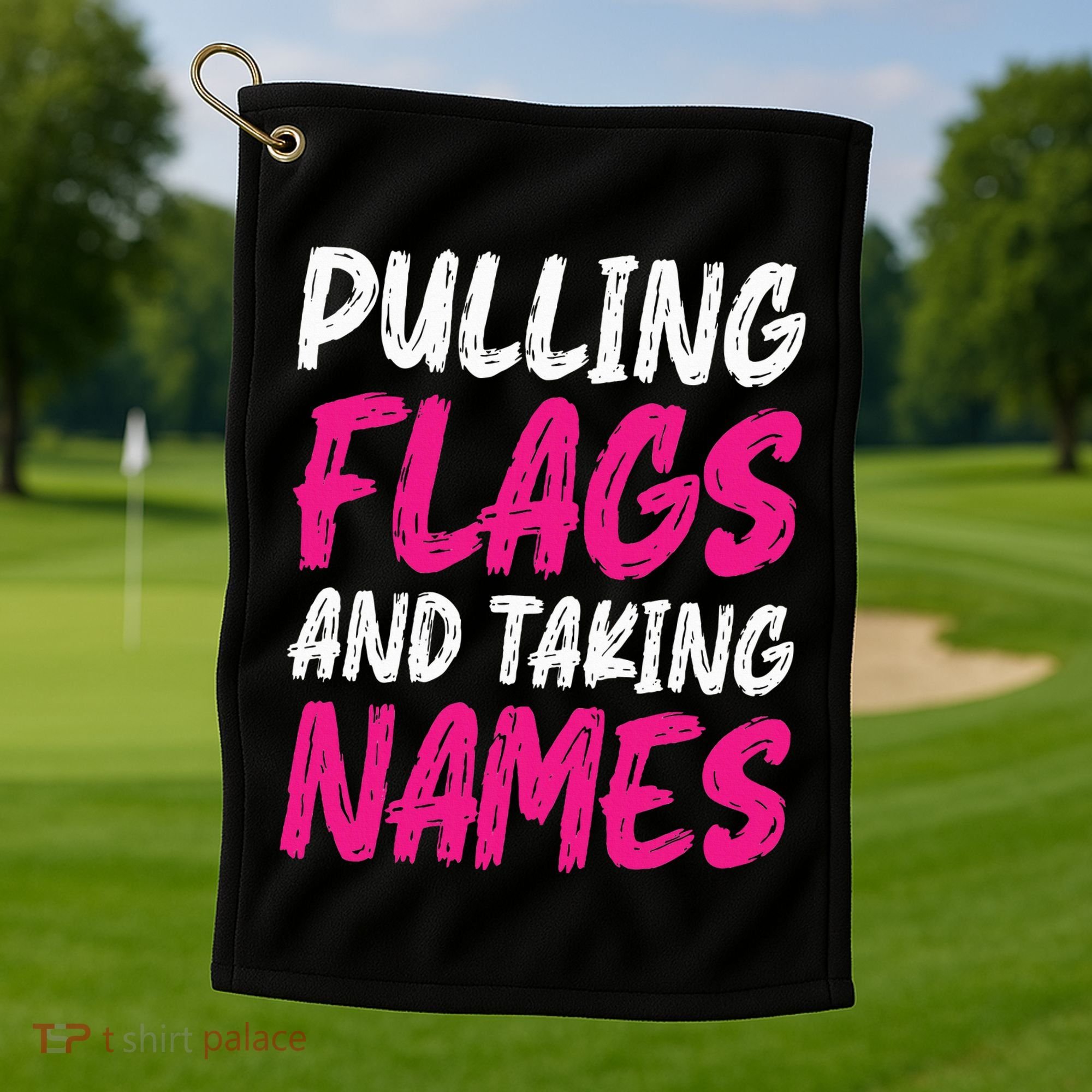 Flag Football Golf Towel