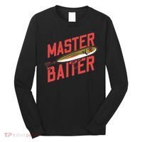 Funny Fishing Fisherman Master Baiter Long Sleeve Shirt thumb 0