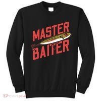 Funny Fishing Fisherman Master Baiter Sweatshirt thumb 0