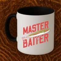 Funny Fishing Fisherman Master Baiter Coffee Mug thumb 2