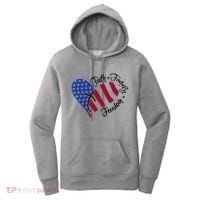 Faith Family Freedom USA Heart Women's Hoodie thumb 0
