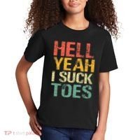 Funny Foot Fetish Sucking Toes Joke Hell Yeah I Suck Toes Kids T-Shirt thumb 2