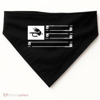 Fly Fishing Flag USA-Made Doggie Bandana