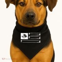 Fly Fishing Flag USA-Made Doggie Bandana thumb 1