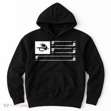 Fly Fishing Flag Hoodie