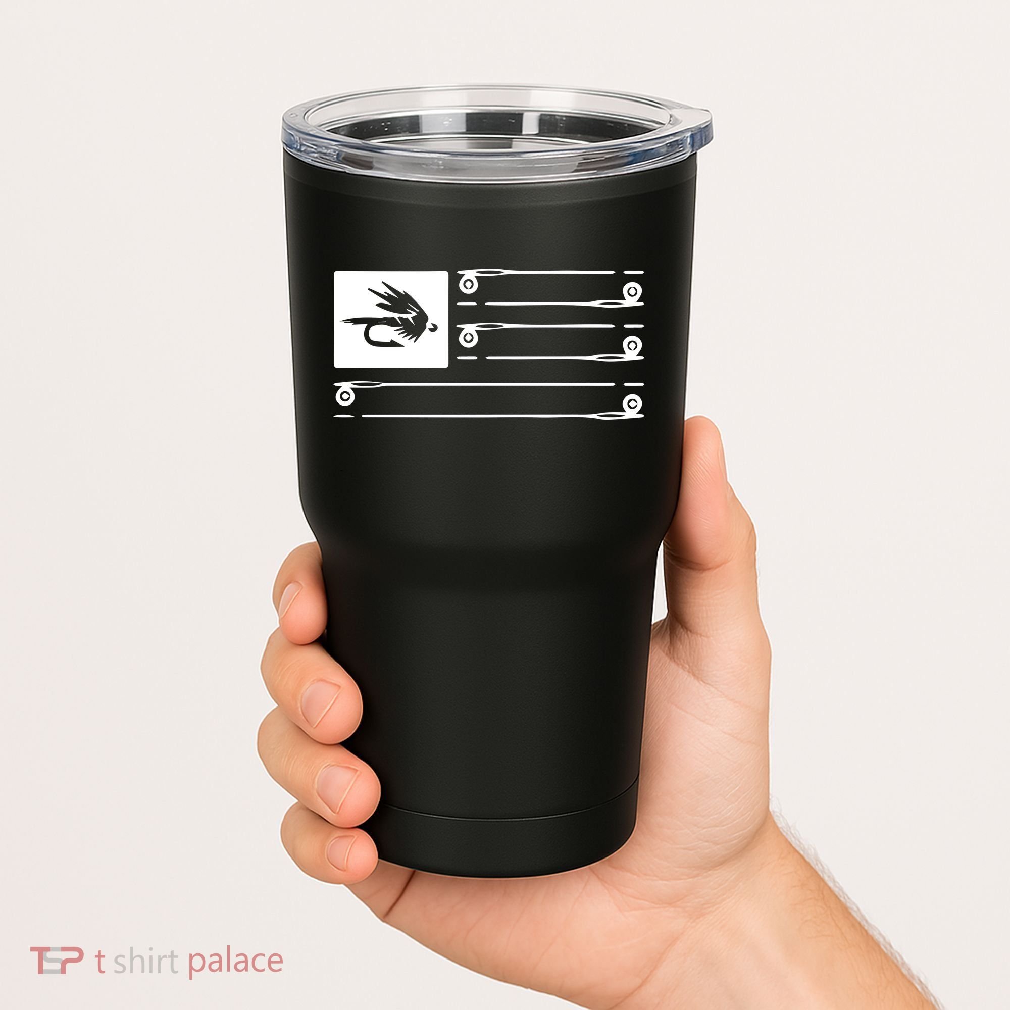 Fly Fishing Flag Tumbler