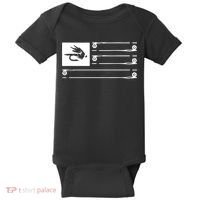 Fly Fishing Flag Baby Bodysuit thumb 0