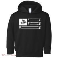 Fly Fishing Flag Toddler Hoodie thumb 0