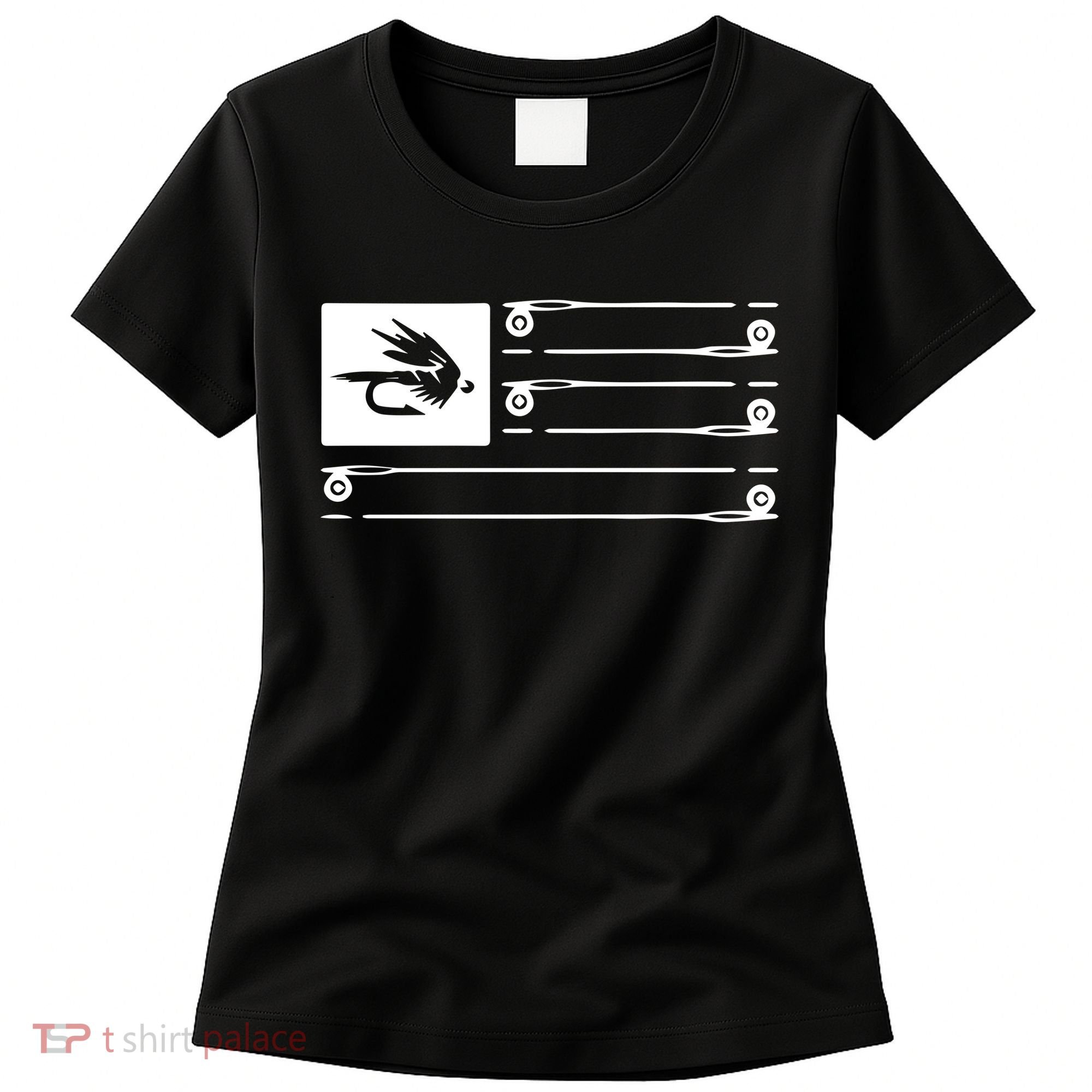 Fly Fishing Flag Women's T-Shirt