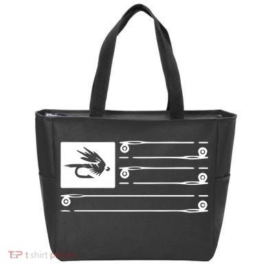 Fly Fishing Flag Tote Bag