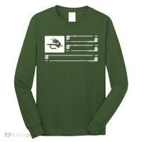 Fly Fishing Flag Long Sleeve Shirt thumb 0