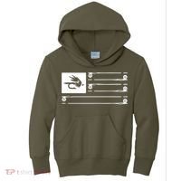 Fly Fishing Flag Kids Hoodie thumb 0