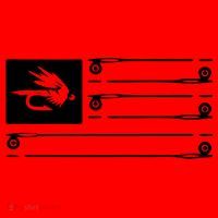 Fly Fishing Flag Santa Hat thumb 1