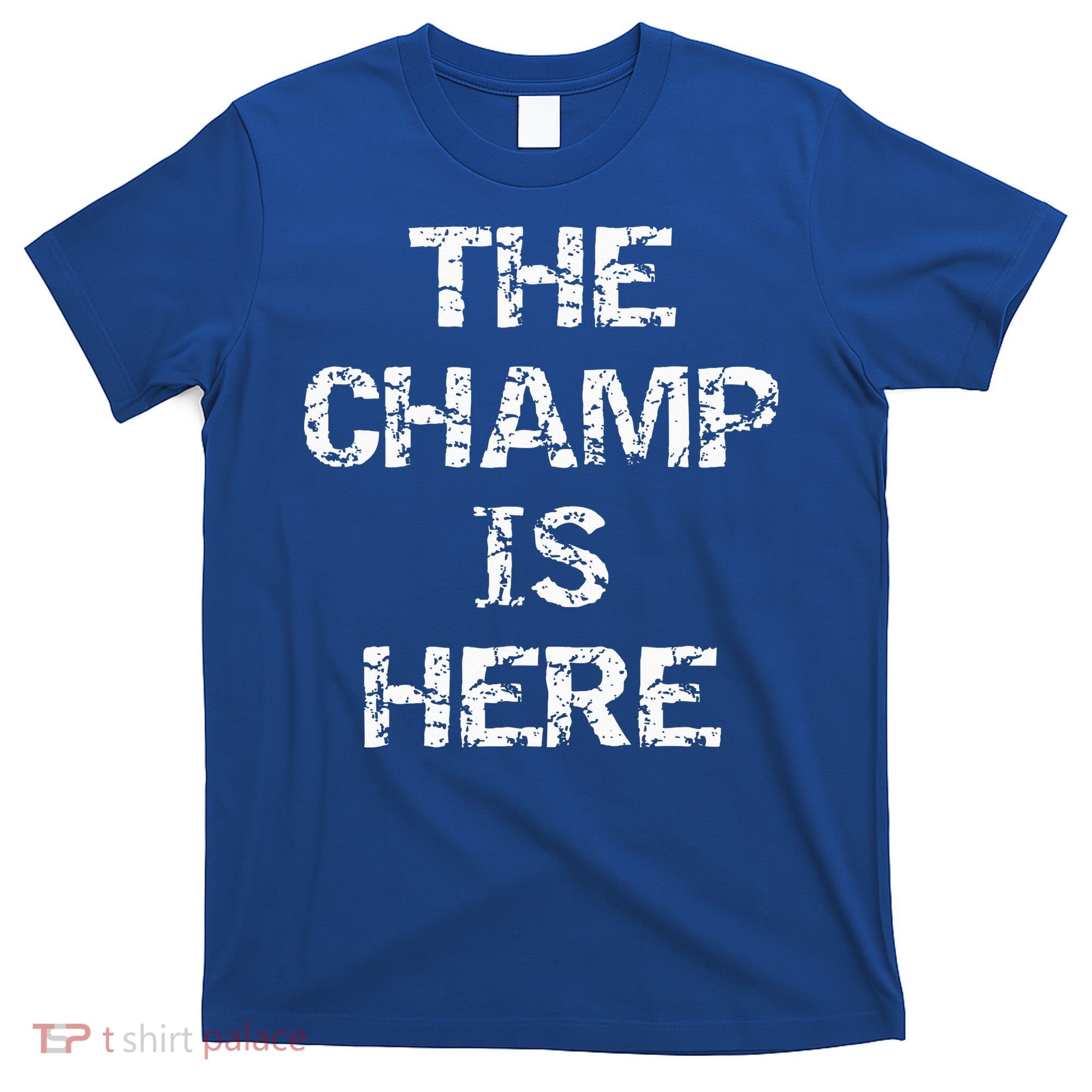 Funny Fantasy Football Championship Trophy The Champ Is Here T-Shirt