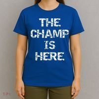 Funny Fantasy Football Championship Trophy The Champ Is Here T-Shirt thumb 4