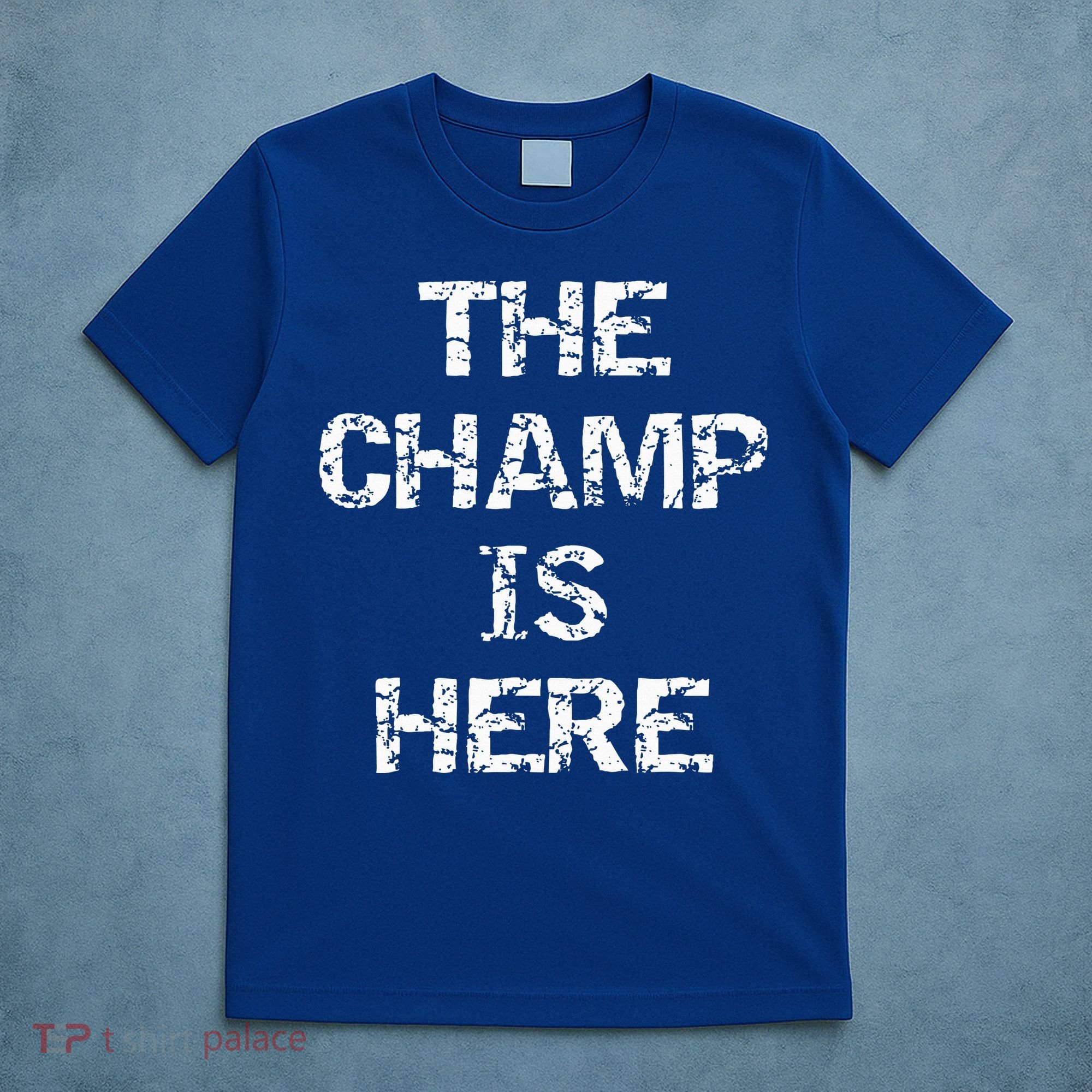 Funny Fantasy Football Championship Trophy The Champ Is Here T-Shirt