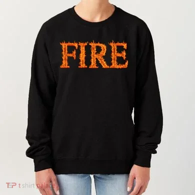 Flaming Fire Women's Sweatshirt