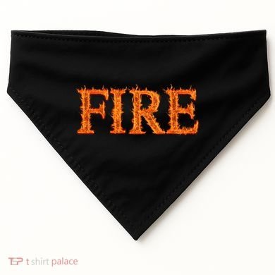 Flaming Fire USA-Made Doggie Bandana